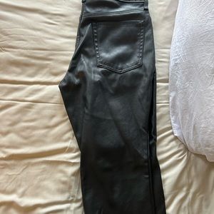 Old navy boot cut faux leather pants